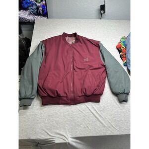 Ducks Unlimited Blue & Burgundy & Puffer‎ Lightweight  Zip Up Jacket Men's XL